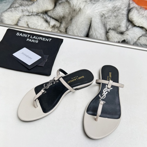 Replica Yves Saint Laurent YSL Slippers For Women #1216944 $82.00 USD for Wholesale