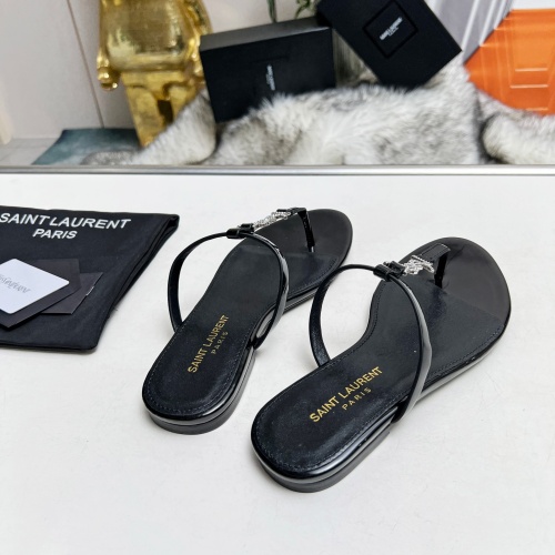 Replica Yves Saint Laurent YSL Slippers For Women #1216945 $82.00 USD for Wholesale