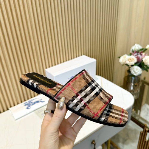 Replica Burberry Slippers For Women #1217002 $85.00 USD for Wholesale