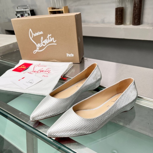 Replica Christian Louboutin Flat Shoes For Women #1217058, $102.00 USD, [ITEM#1217058], Replica Christian Louboutin Flat Shoes outlet from China