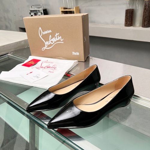 Replica Christian Louboutin Flat Shoes For Women #1217061, $102.00 USD, [ITEM#1217061], Replica Christian Louboutin Flat Shoes outlet from China