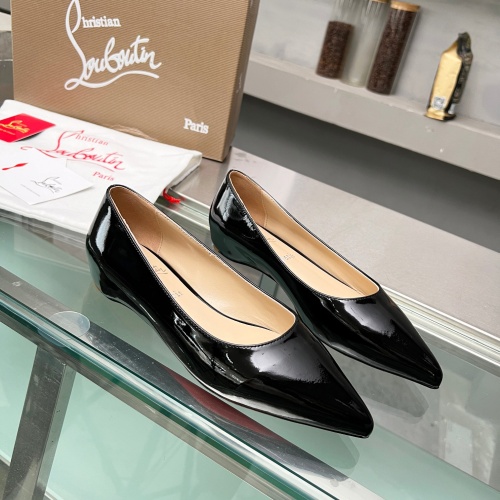 Replica Christian Louboutin Flat Shoes For Women #1217061 $102.00 USD for Wholesale