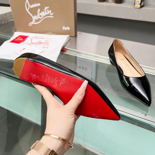 Replica Christian Louboutin Flat Shoes For Women #1217061 $102.00 USD for Wholesale