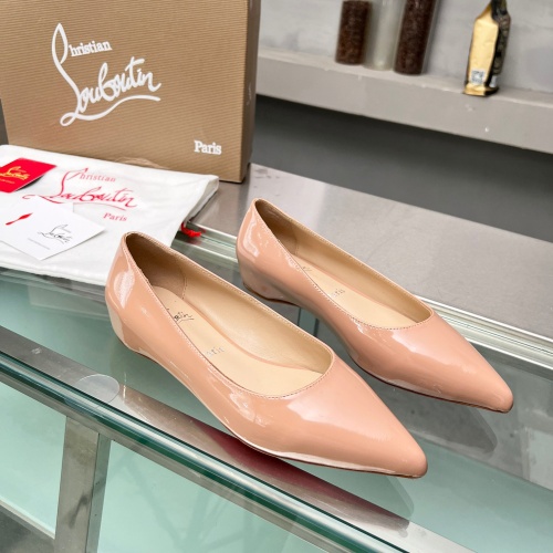 Replica Christian Louboutin Flat Shoes For Women #1217065 $102.00 USD for Wholesale