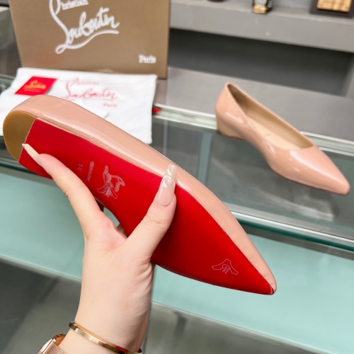 Replica Christian Louboutin Flat Shoes For Women #1217065 $102.00 USD for Wholesale