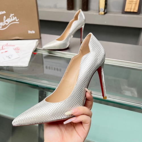 Replica Christian Louboutin High-heeled shoes For Women #1217070 $102.00 USD for Wholesale