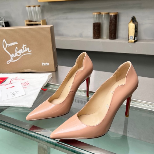 Replica Christian Louboutin High-heeled shoes For Women #1217073, $102.00 USD, [ITEM#1217073], Replica Christian Louboutin High-heeled shoes outlet from China