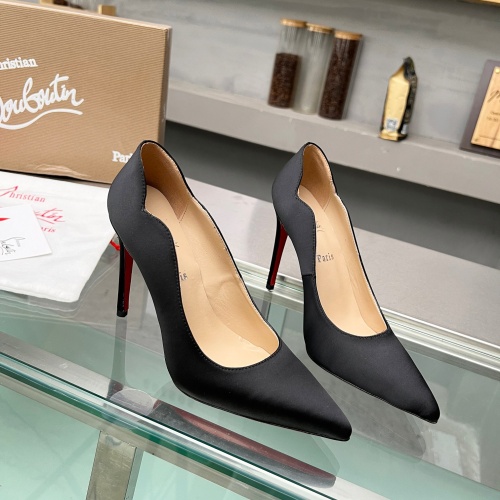 Replica Christian Louboutin High-heeled shoes For Women #1217075 $102.00 USD for Wholesale