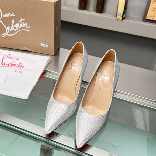 Replica Christian Louboutin High-heeled shoes For Women #1217076 $102.00 USD for Wholesale