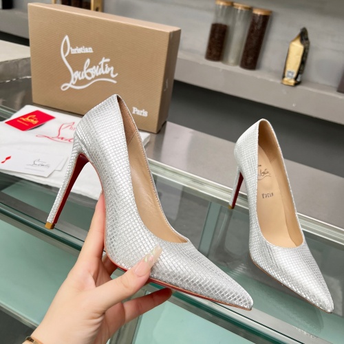 Replica Christian Louboutin High-heeled shoes For Women #1217076 $102.00 USD for Wholesale