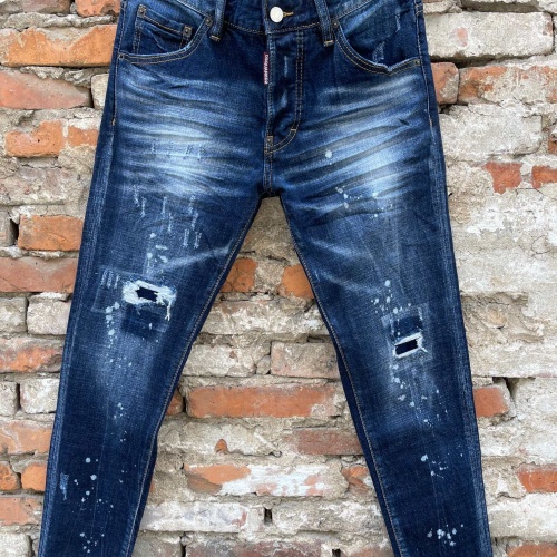 Replica Dsquared Jeans For Men #1217091 $68.00 USD for Wholesale