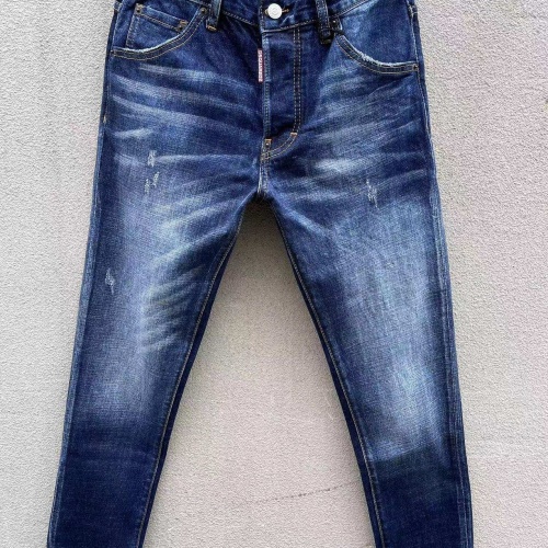 Replica Dsquared Jeans For Men #1217116 $68.00 USD for Wholesale