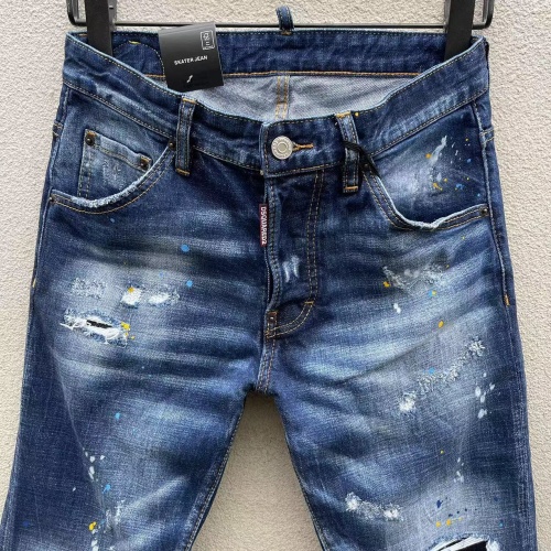 Replica Dsquared Jeans For Men #1217119 $68.00 USD for Wholesale