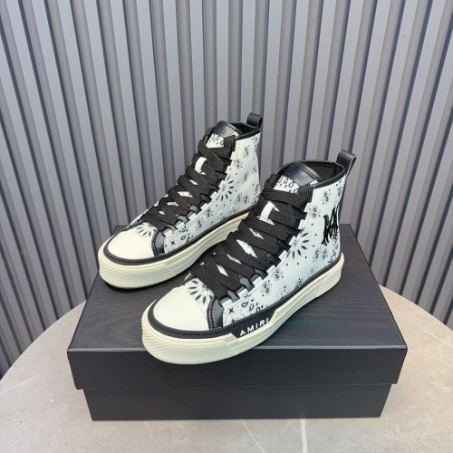 Replica Amiri High Tops Shoes For Men #1217525 $122.00 USD for Wholesale