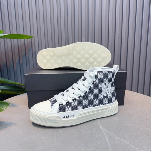 Replica Amiri High Tops Shoes For Men #1217537 $122.00 USD for Wholesale