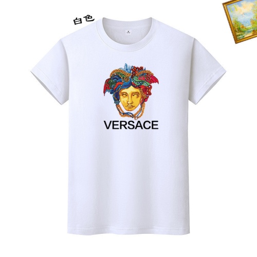 Replica Versace T-Shirts Short Sleeved For Unisex #1217679, $25.00 USD, [ITEM#1217679], Replica Versace T-Shirts outlet from China