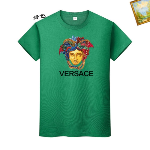 Replica Versace T-Shirts Short Sleeved For Unisex #1217684, $25.00 USD, [ITEM#1217684], Replica Versace T-Shirts outlet from China