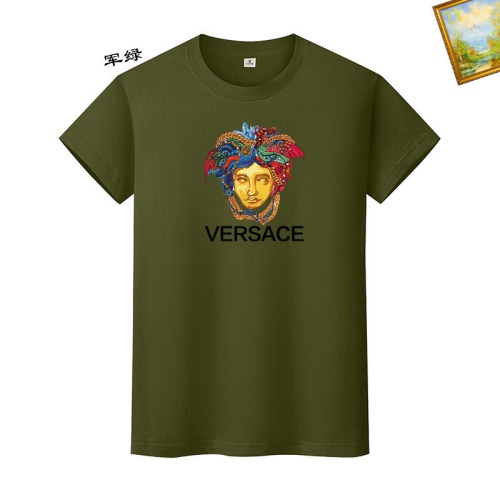 Replica Versace T-Shirts Short Sleeved For Unisex #1217685, $25.00 USD, [ITEM#1217685], Replica Versace T-Shirts outlet from China