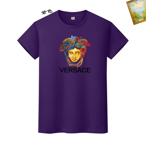 Replica Versace T-Shirts Short Sleeved For Unisex #1217686, $25.00 USD, [ITEM#1217686], Replica Versace T-Shirts outlet from China