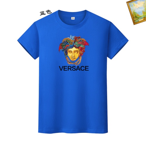 Replica Versace T-Shirts Short Sleeved For Unisex #1217687, $25.00 USD, [ITEM#1217687], Replica Versace T-Shirts outlet from China