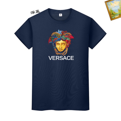 Replica Versace T-Shirts Short Sleeved For Unisex #1217688, $25.00 USD, [ITEM#1217688], Replica Versace T-Shirts outlet from China