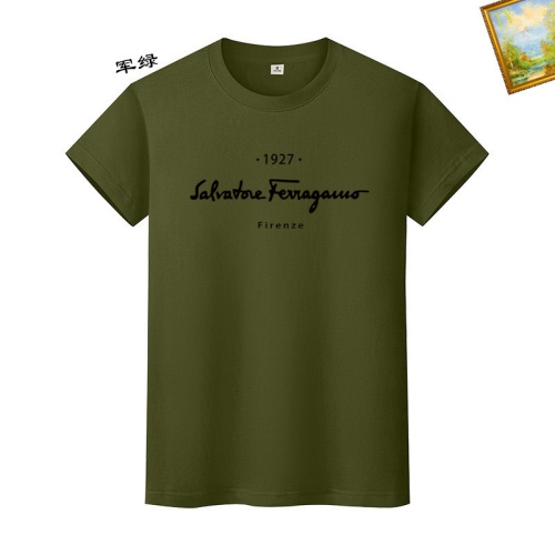 Replica Salvatore Ferragamo T-Shirts Short Sleeved For Unisex #1217710, $25.00 USD, [ITEM#1217710], Replica Salvatore Ferragamo T-Shirts outlet from China