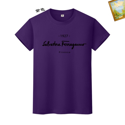 Replica Salvatore Ferragamo T-Shirts Short Sleeved For Unisex #1217711, $25.00 USD, [ITEM#1217711], Replica Salvatore Ferragamo T-Shirts outlet from China