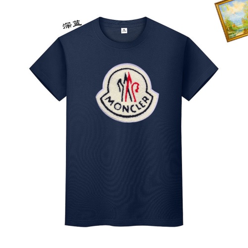 Replica Moncler T-Shirts Short Sleeved For Unisex #1217724, $25.00 USD, [ITEM#1217724], Replica Moncler T-Shirts outlet from China