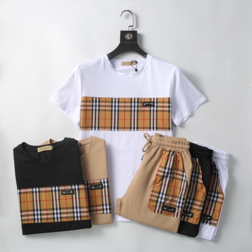 Replica Burberry Tracksuits Short Sleeved For Men #1217855 $56.00 USD for Wholesale