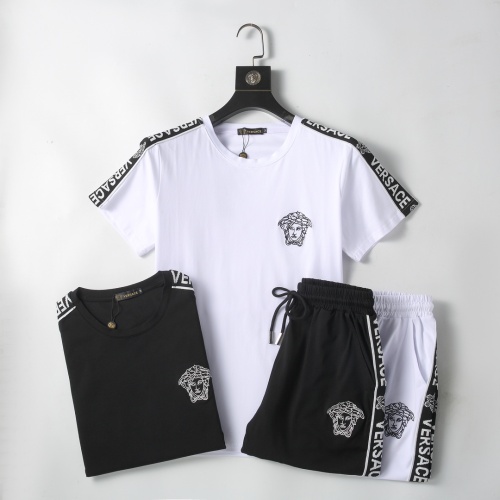 Replica Versace Tracksuits Short Sleeved For Men #1217881 $56.00 USD for Wholesale