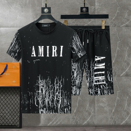 Replica Amiri Tracksuits Short Sleeved For Men #1217886, $56.00 USD, [ITEM#1217886], Replica Amiri Tracksuits outlet from China