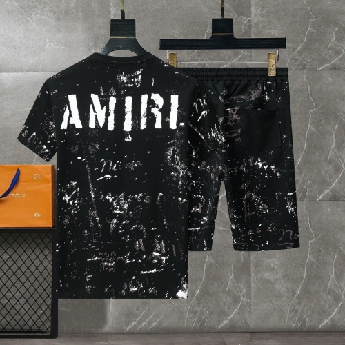 Replica Amiri Tracksuits Short Sleeved For Men #1217888 $56.00 USD for Wholesale