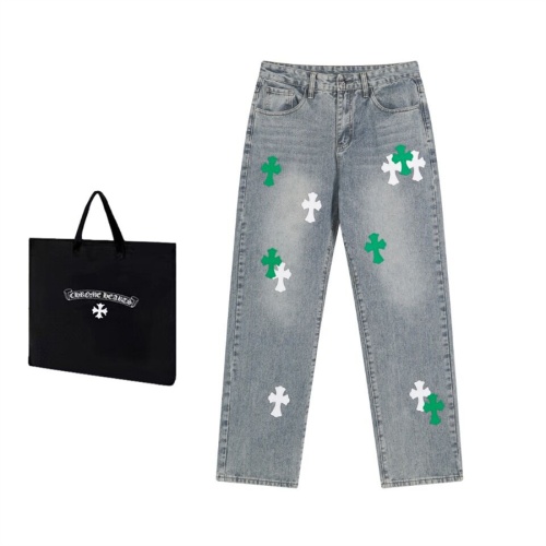 Replica Chrome Hearts Jeans For Men #1218179, $64.00 USD, [ITEM#1218179], Replica Chrome Hearts Jeans outlet from China