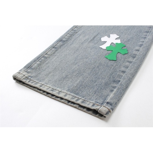 Replica Chrome Hearts Jeans For Men #1218179 $64.00 USD for Wholesale