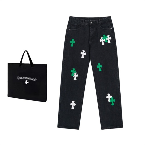 Replica Chrome Hearts Jeans For Men #1218180, $64.00 USD, [ITEM#1218180], Replica Chrome Hearts Jeans outlet from China