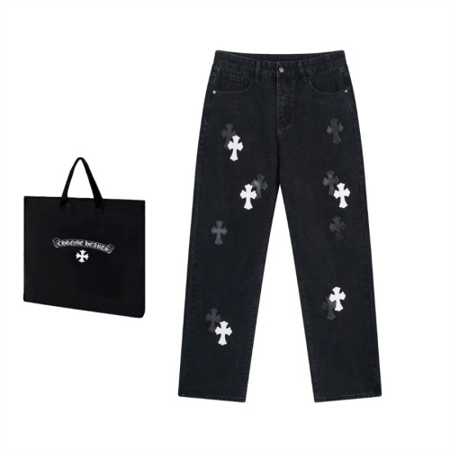 Replica Chrome Hearts Jeans For Men #1218182, $64.00 USD, [ITEM#1218182], Replica Chrome Hearts Jeans outlet from China