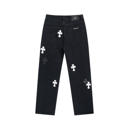 Replica Chrome Hearts Jeans For Men #1218182 $64.00 USD for Wholesale