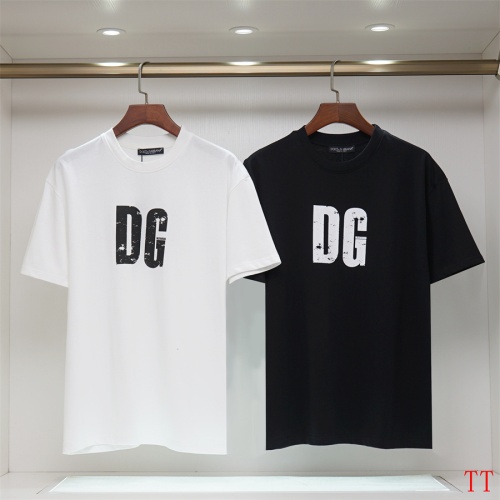 Replica Dolce & Gabbana D&G T-Shirts Short Sleeved For Unisex #1218267 $29.00 USD for Wholesale