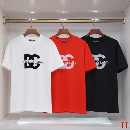 Replica Dolce & Gabbana D&G T-Shirts Short Sleeved For Unisex #1218268 $32.00 USD for Wholesale