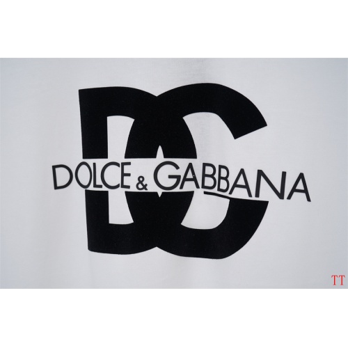 Replica Dolce & Gabbana D&G T-Shirts Short Sleeved For Unisex #1218268 $32.00 USD for Wholesale