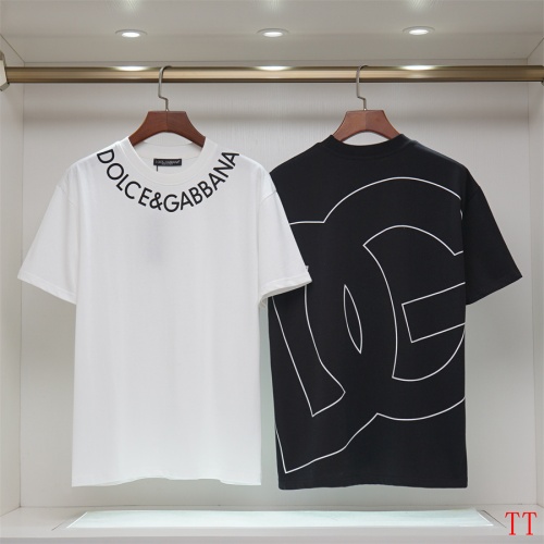 Replica Dolce & Gabbana T-Shirts Short Sleeved For Unisex #1218271 $32.00 USD for Wholesale