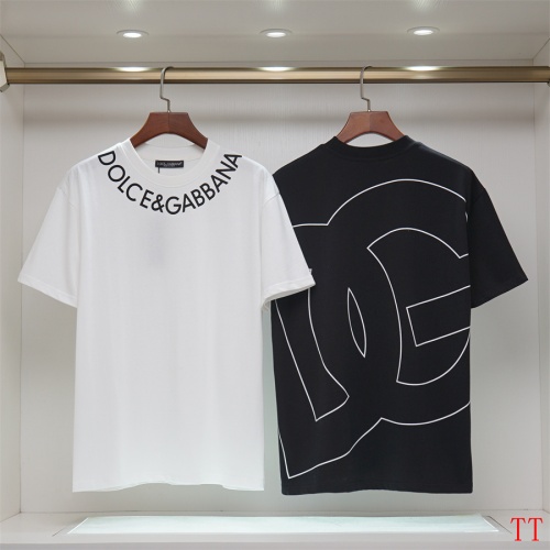 Replica Dolce & Gabbana D&G T-Shirts Short Sleeved For Unisex #1218272 $32.00 USD for Wholesale