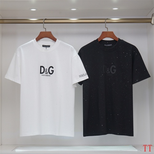 Replica Dolce & Gabbana D&G T-Shirts Short Sleeved For Unisex #1218275 $32.00 USD for Wholesale