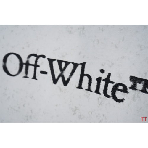 Replica Off-White T-Shirts Short Sleeved For Unisex #1218437 $32.00 USD for Wholesale