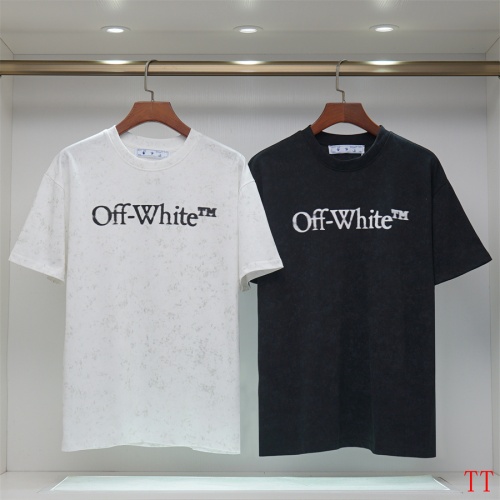 Replica Off-White T-Shirts Short Sleeved For Unisex #1218437 $32.00 USD for Wholesale