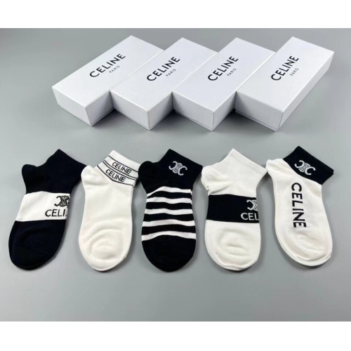 Replica Celine Socks For Women #1218710, $25.00 USD, [ITEM#1218710], Replica Celine Socks outlet from China