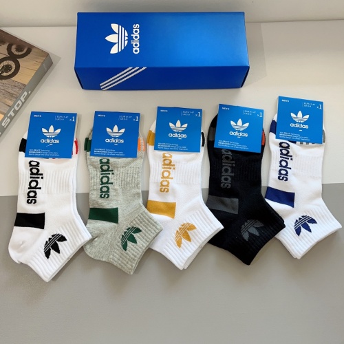 Replica Adidas Socks For Men #1218726 $27.00 USD for Wholesale