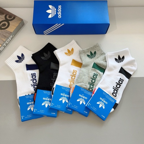 Replica Adidas Socks For Men #1218726 $27.00 USD for Wholesale