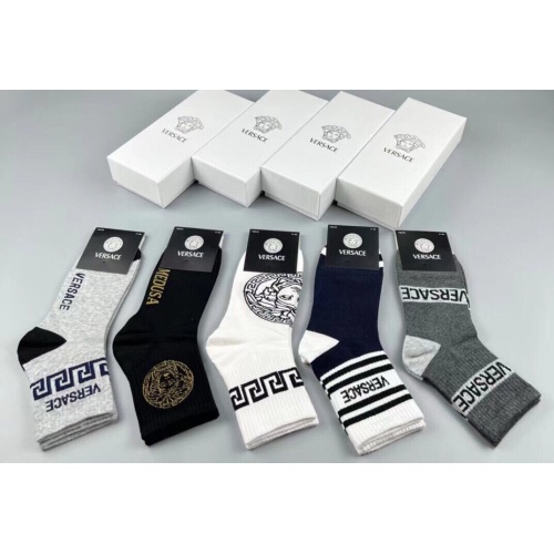 Replica Versace Socks For Men #1218729, $25.00 USD, [ITEM#1218729], Replica Versace Socks outlet from China