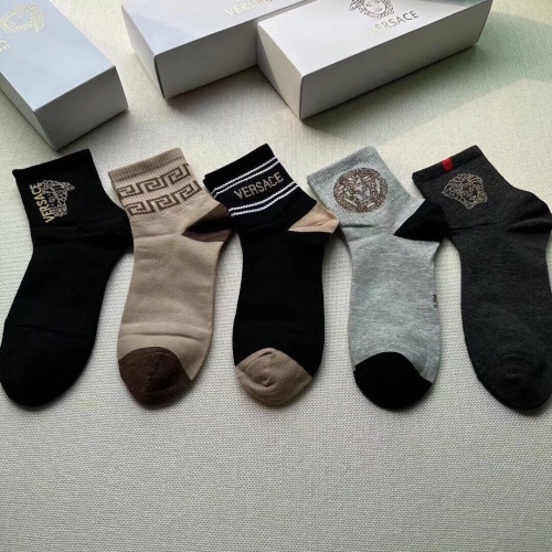 Replica Versace Socks For Men #1218757, $25.00 USD, [ITEM#1218757], Replica Versace Socks outlet from China